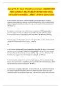 CompTIA A&plus; Core 1 Final Assessment &vert;QUESTIONS AND CORRECT ANSWERS &lpar;VERIFIED AND WELL DETAILED ANSWERS&rpar; LATEST UPDATE 2024&sol;2025