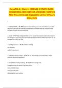CompTIA A&plus; &lpar;Core 1&rpar; MODULE 1 STUDY GUIDE- &vert;QUESTIONS AND CORRECT ANSWERS &lpar;VERIFIED AND WELL DETAILED ANSWERS&rpar; LATEST UPDATE 2024&sol;2025