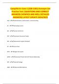 CompTIA A&plus; Core 1 &lpar;220-1101&rpar; Acronym List Practice Test &vert;QUESTIONS AND CORRECT ANSWERS &lpar;VERIFIED AND WELL DETAILED ANSWERS&rpar; LATEST UPDATE 2024&sol;2025