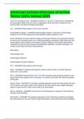 American Airlines-Glossary of Airline Terms 100&percnt; Solved 2025