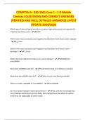 COMPTIA A&plus; 220-1001 Core 1 - 1&period;0 Mobile Devices&vert; QUESTIONS AND CORRECT ANSWERS &lpar;VERIFIED AND WELL DETAILED ANSWERS&rpar; LATEST UPDATE 2024&sol;2025