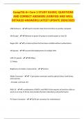 CompTIA A&plus; Core 1 STUDY GUIDE&vert; QUESTIONS AND CORRECT ANSWERS &lpar;VERIFIED AND WELL DETAILED ANSWERS&rpar; LATEST UPDATE 2024&sol;2025