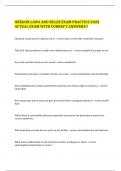 OREGON LAWS AND RULES EXAM PRACTICE 2023 ACTUAL EXAM WITH CORRECT ANSWERS&excl;&excl;