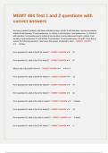 MGMT 404 Test 1 and 2 questions with correct answers