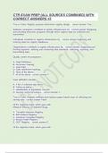 CTR EXAM PREP &lpar;ALL SOURCES COMBINED&rpar; WITH CORRECT ANSWERS -3