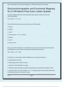 Electrocorticography and Functional Mapping for CLTM Board Prep Exam Latest Update