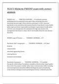 NU674 FINAL study guide questions with answers