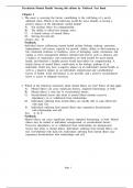 Test Bank For Psychiatric Mental Health Nursing 8th edition by Shelia Videbeck ISBN&colon; 9781975116378 &vert; Complete Guide A&plus;