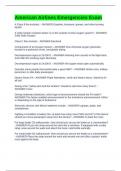 American Airlines Exams Package Deal -Solved