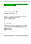 AMB 400 EpicCare EXAM QUESTIONS AND ANSWERS 2025&sol;2026 WITH 100&percnt; CORRECT ANSWERS