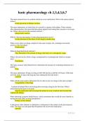 basic pharmacology ch 2&comma;3&comma;4&comma;5&comma;6&comma;7