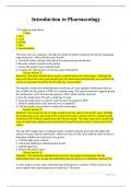 Introduction to Pharmacology
