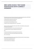 MED SURG EXAM 3 TEST BANK IGNATAVICIUS WITH CORRECT ANSWERS&period;