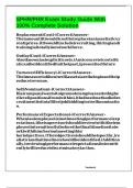 SPHR&sol;PHR Exam Study Guide With 100&percnt; Complete Solution