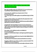 SPHR Exam With 100&percnt; Correct And Verified Answers
