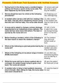 Prometric CAN Exam Test Questions with Verified Answers