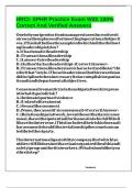HRCI- SPHR Practice Exam With 100&percnt; Correct And Verified Answers