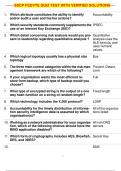 SSCP FEDVTE QUIZ TEST WITH VERIFIED SOLUTIONS
