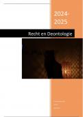 Samenvatting Recht en Deontologie