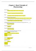 Chapter 1- Basic Principles of Pharmacology