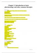 Chapter 3&colon; Introduction to basic pharmacology and other common therapies