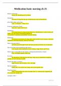 Medication basic nursing ch 25