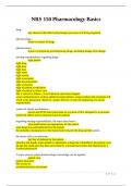 NRS 150 Pharmacology Basics