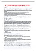 MN 553 Pharmacology Exam 1 2025 