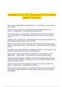  Aceable Drivers Ed Questions And Answers Latest Top Score&period;