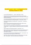  Aceable Level 1 &lpar;Ch&period; 1-3&rpar; Questions And Answers Rated A&plus; 2025&period;