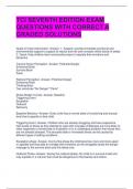 TCI SEVENTH EDITION EXAM QUESTIONS WITH CORRECT A GRADED SOLUTIONS 