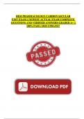 HESI PHARMACOLOGY CARDIOVASCULAR EXIT EXAM &vert;&vert; NEWEST ACTUAL EXAM COMPLETE QUESTIONS AND VERIFIED ANSWERS GRADED A&plus; &vert;&vert; 100&percnt; PASS &vert;&vert; 2025 UPDATE&excl;&excl;