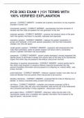 PCB 3063 EXAM 1 &vert;131 TERMS WITH 100&percnt; VERIFIED EXPLANATION