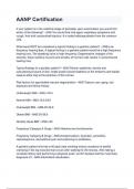 AANP Certification Questions with Complete Solutions Graded A&plus; &vert;  Latest Updated 2025