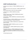 AANP Certification Exam Questions with Complete Solutions Graded A&plus; &vert;  Latest Updated 2025
