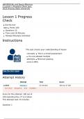 AIR-601S Air and Space Missions 2 Lesson 1 Progress Check quiz 2025 Arizona State University