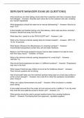 SERVSAFE MANAGER EXAM &lpar;80 QUESTIONS&rpar;
