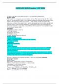 NURS 493 NGN Practice 1 SP 2024 &vert; Questions and Answers &lpar;Complete Solutions&rpar;