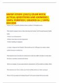 &lpar;BUNDLED&rpar; NRFSP 2025 EXAM PAPERS WITH ACTUAL QUESTIONS AND ANSWERS &vert; 100&percnt; VERIFIED &vert; GRADED A  &vert; 100&percnt; GUARANTEED A 