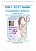 Test Bank for Illustrated Anatomy of the Head and Neck, 5th Edition by Margaret J, Fehrenbach & Susan W. Herring / 9780323675529 / All Chapters included| LATEST