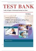 TEST BANK Leddy & Pepper's Professional Nursing Lucy Hood