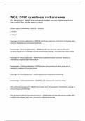 WGU D080 questions and answers and answers with solutions 2025