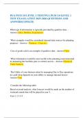 PGA PGM 3&period;0 LEVEL 1 TEST&sol; PGA PGM 3&period;0 LEVEL 1 TEST EXAM LATEST 2025-2026 QUESTIONS AND ANSWERS&vert; UPDATE