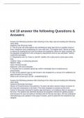 icd 10 answer the following Questions & Answers