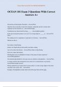 Ocean 101 Exam Package Deal A&plus;