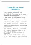 XACTIMATE LEVEL 2 CERT KNOWLEDGE