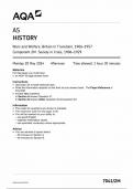 AQA As HISTORY COMPONENT 2m QUESTION PAPER 2024 &lpar;7041&sol;2m&rpar;