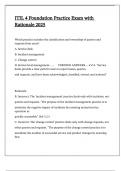 ITIL 4 Foundation Practice Exam with Rationale 2025
