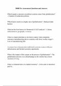 D080 Pre-Assessment Questions and Answers