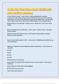 NURS 424 Final Exam Study Guide quiz with verified solutions